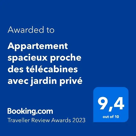 Spacieux Proche Des Telecabines Et Du Centre Avec Jardin Prive